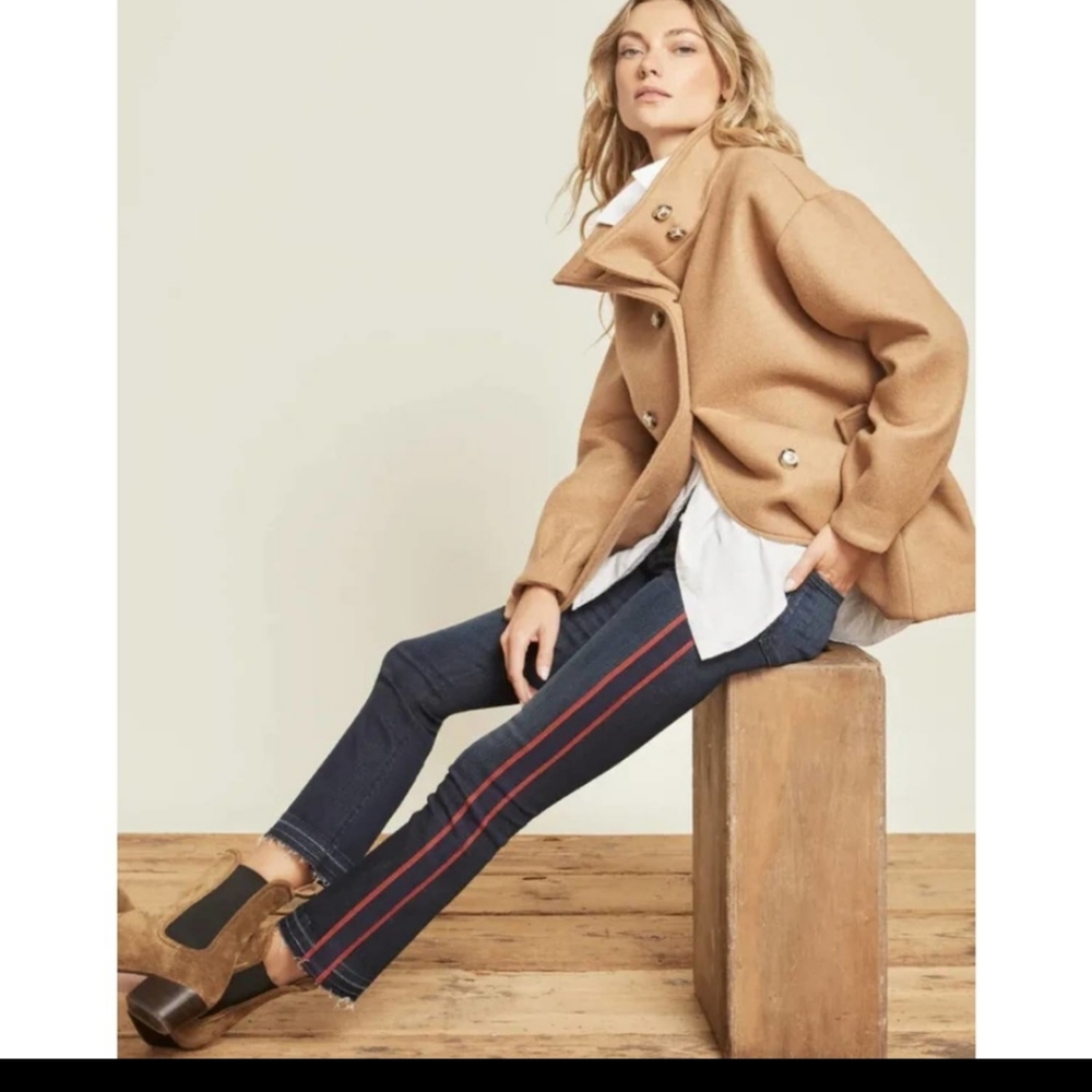 Veronica Beard Carolyn Baby Boot Cropped Jeans